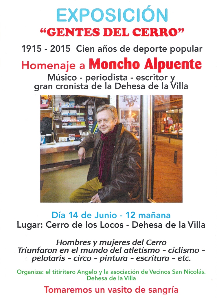 Homenaje a Moncho Alpuente