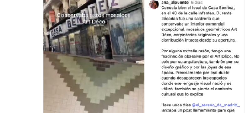 Casa Beneitez - Calle Infantas, 40