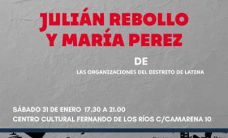 ACTO HOMENAJE JULIÁN REBOLLO Y MARÍA PEREZ